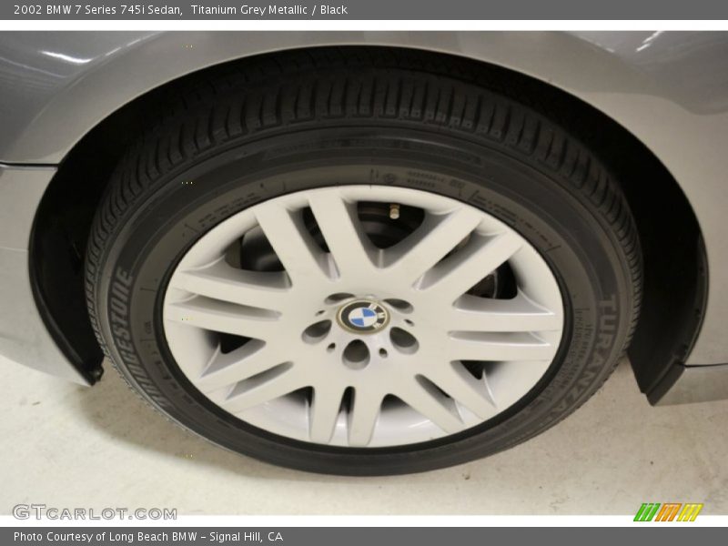 Titanium Grey Metallic / Black 2002 BMW 7 Series 745i Sedan