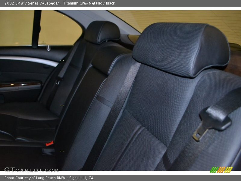 Titanium Grey Metallic / Black 2002 BMW 7 Series 745i Sedan
