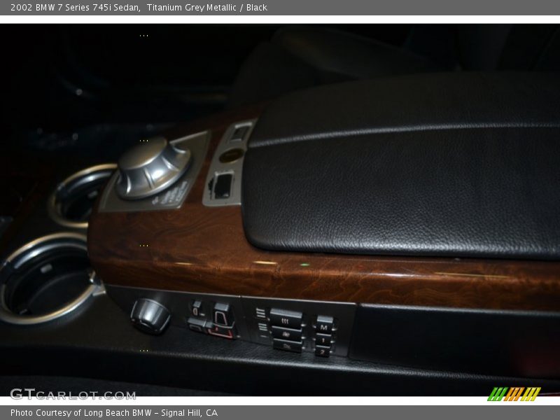Titanium Grey Metallic / Black 2002 BMW 7 Series 745i Sedan