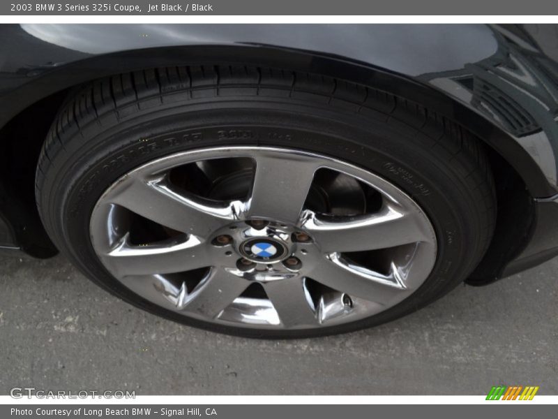 Jet Black / Black 2003 BMW 3 Series 325i Coupe