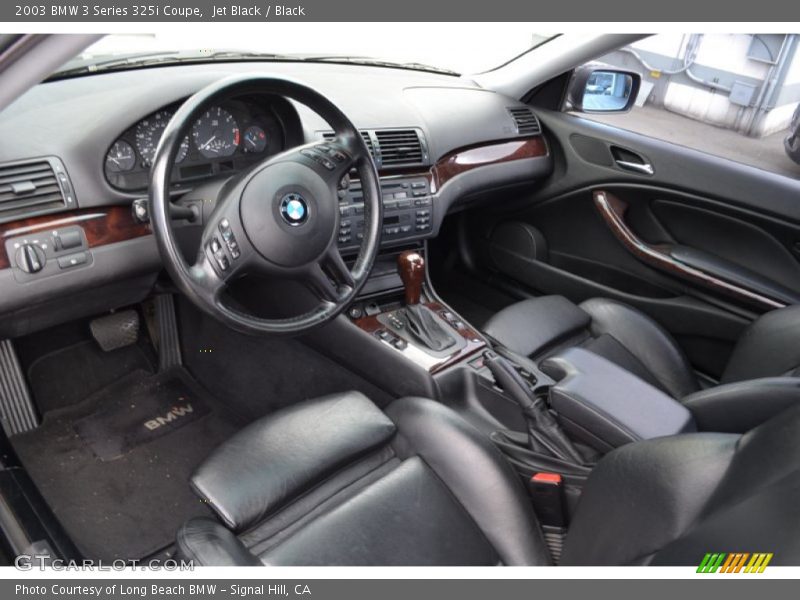 Black Interior - 2003 3 Series 325i Coupe 