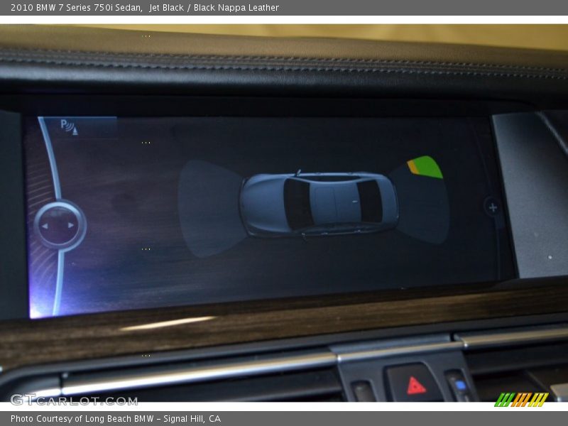 Jet Black / Black Nappa Leather 2010 BMW 7 Series 750i Sedan