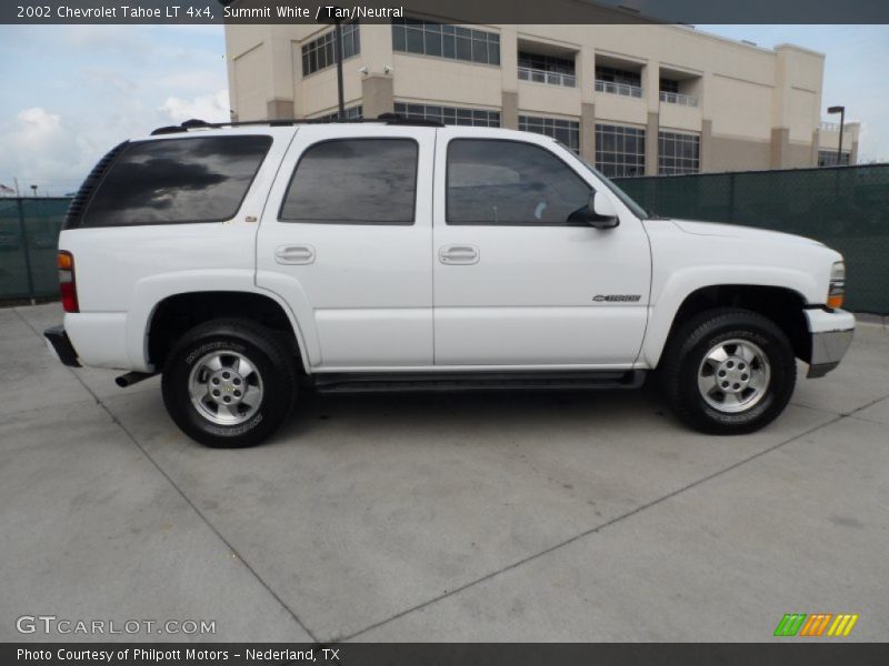 Summit White / Tan/Neutral 2002 Chevrolet Tahoe LT 4x4