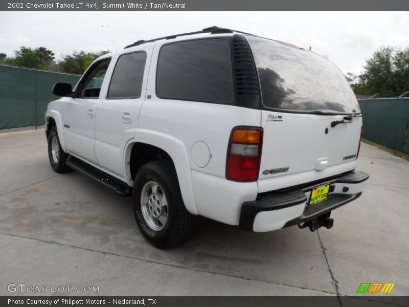 Summit White / Tan/Neutral 2002 Chevrolet Tahoe LT 4x4
