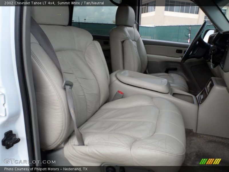 Summit White / Tan/Neutral 2002 Chevrolet Tahoe LT 4x4