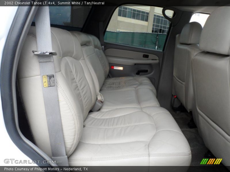 Summit White / Tan/Neutral 2002 Chevrolet Tahoe LT 4x4