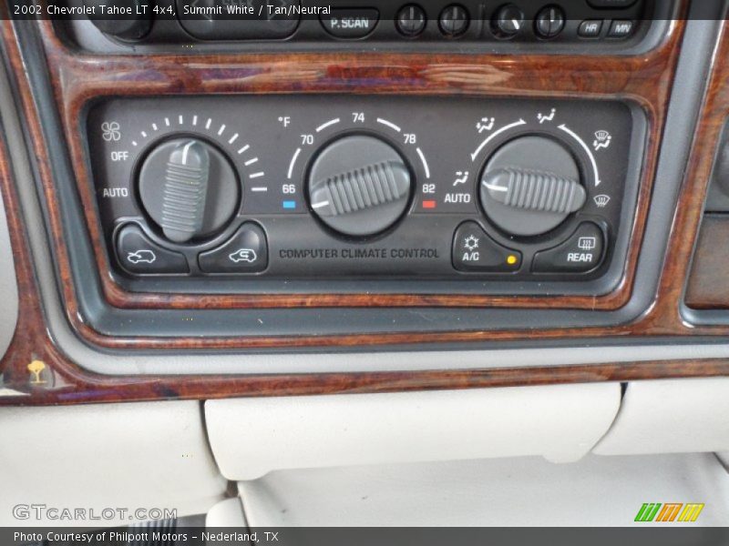 Summit White / Tan/Neutral 2002 Chevrolet Tahoe LT 4x4