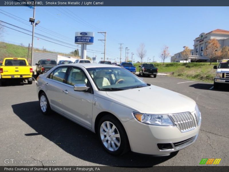 Smoke Stone Metallic / Light Camel 2010 Lincoln MKZ FWD