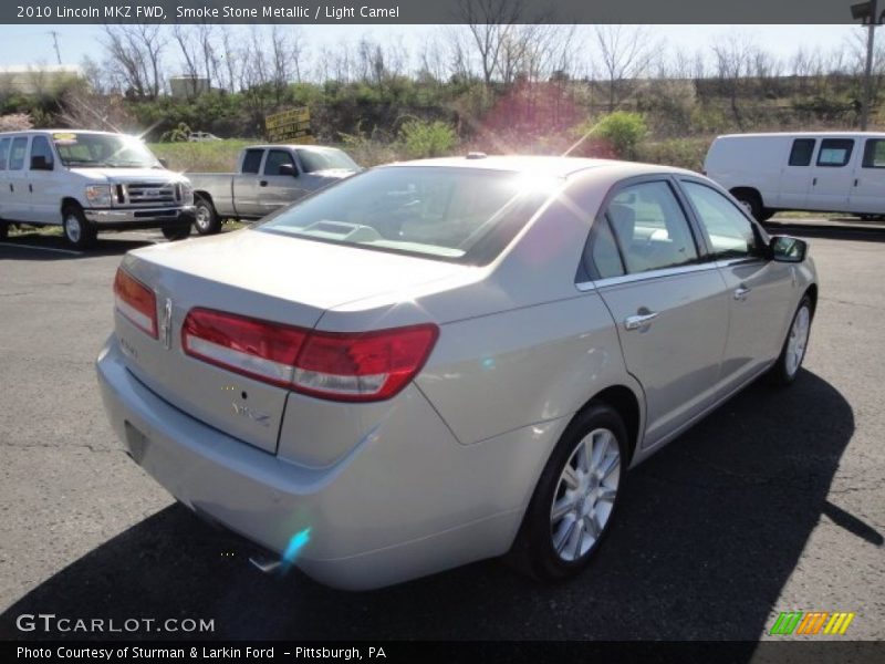 Smoke Stone Metallic / Light Camel 2010 Lincoln MKZ FWD