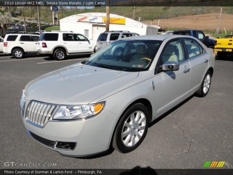 Smoke Stone Metallic / Light Camel 2010 Lincoln MKZ FWD