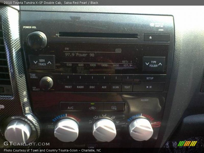Salsa Red Pearl / Black 2010 Toyota Tundra X-SP Double Cab
