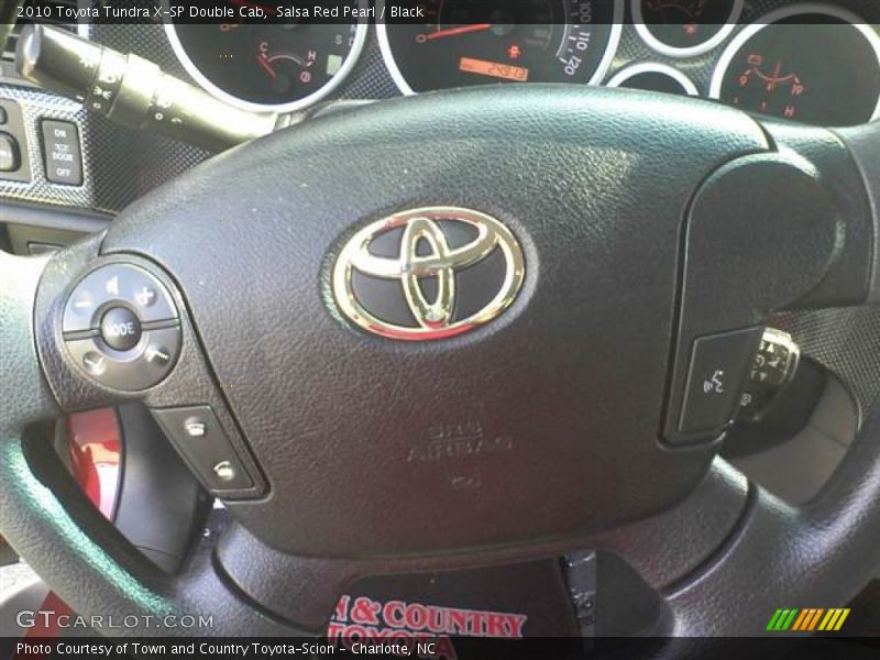 Salsa Red Pearl / Black 2010 Toyota Tundra X-SP Double Cab