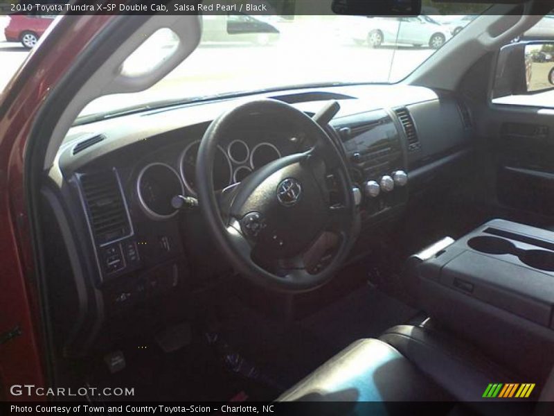 Salsa Red Pearl / Black 2010 Toyota Tundra X-SP Double Cab