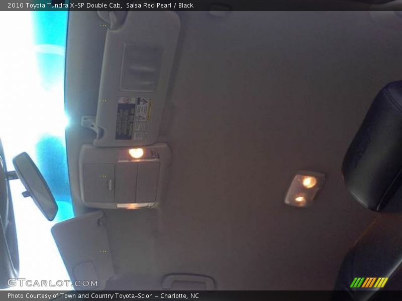 Salsa Red Pearl / Black 2010 Toyota Tundra X-SP Double Cab
