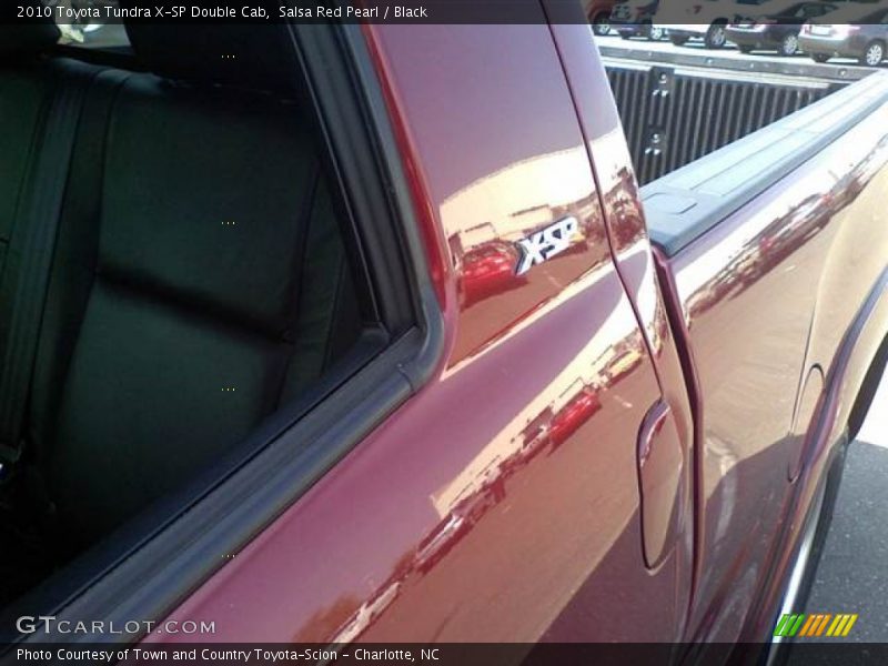 Salsa Red Pearl / Black 2010 Toyota Tundra X-SP Double Cab