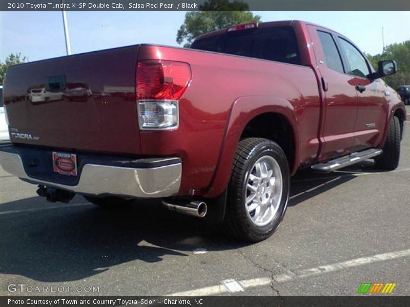 Salsa Red Pearl / Black 2010 Toyota Tundra X-SP Double Cab