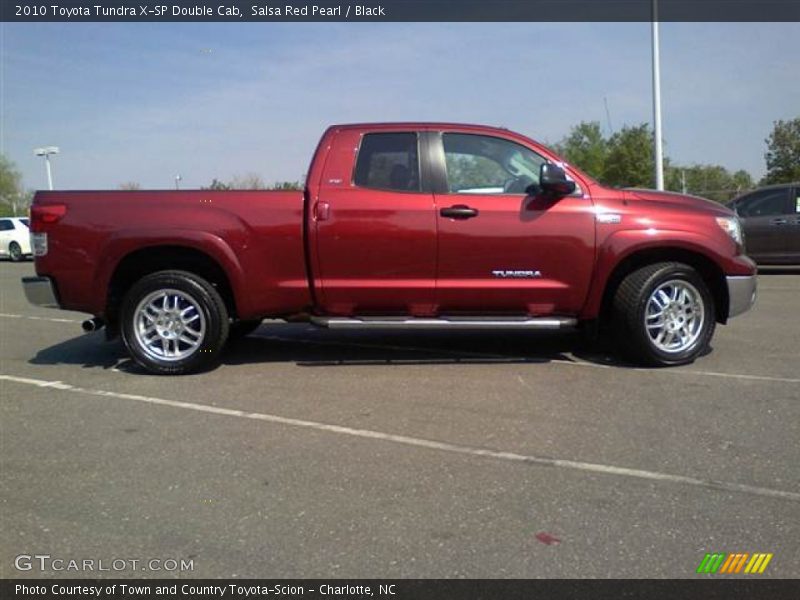 Salsa Red Pearl / Black 2010 Toyota Tundra X-SP Double Cab
