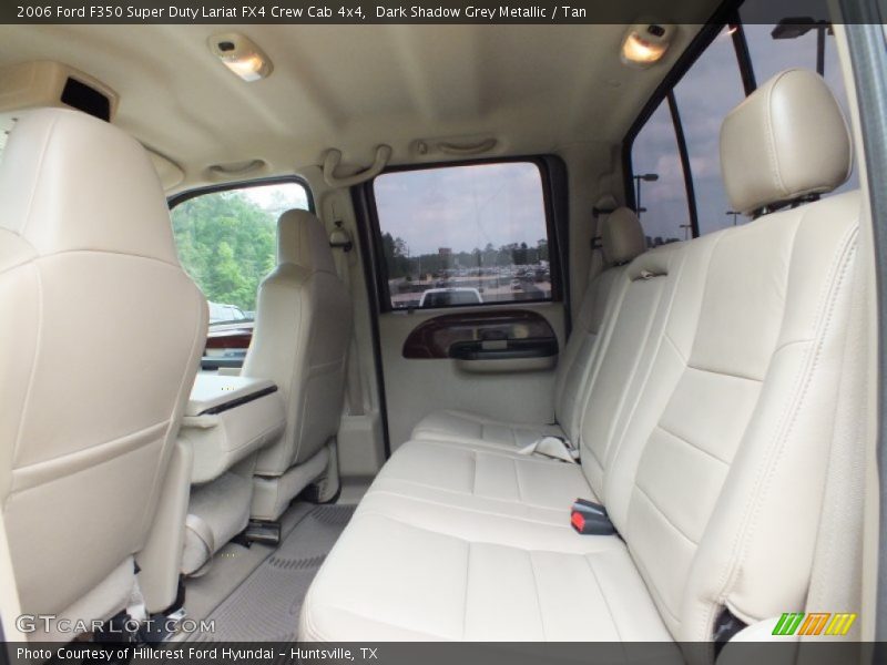 Dark Shadow Grey Metallic / Tan 2006 Ford F350 Super Duty Lariat FX4 Crew Cab 4x4