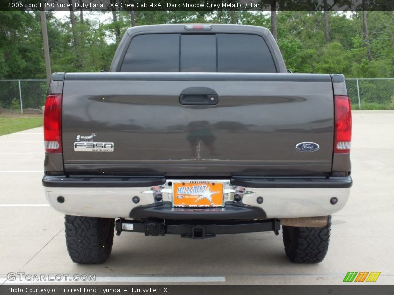 Dark Shadow Grey Metallic / Tan 2006 Ford F350 Super Duty Lariat FX4 Crew Cab 4x4