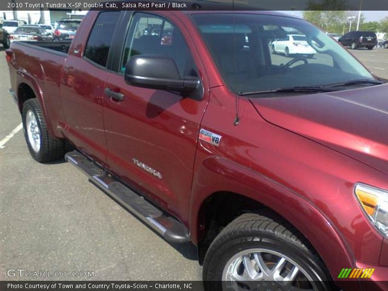 Salsa Red Pearl / Black 2010 Toyota Tundra X-SP Double Cab