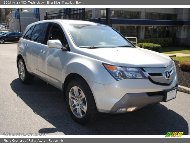 Billet Silver Metallic / Ebony 2009 Acura MDX Technology