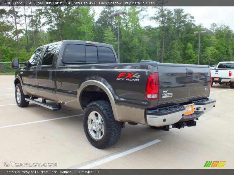 Dark Shadow Grey Metallic / Tan 2006 Ford F350 Super Duty Lariat FX4 Crew Cab 4x4