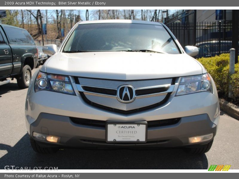 Billet Silver Metallic / Ebony 2009 Acura MDX Technology