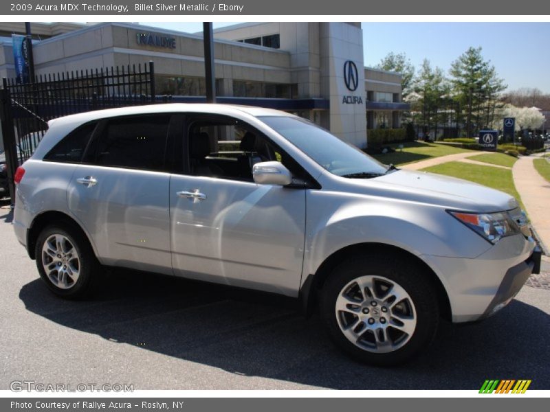 Billet Silver Metallic / Ebony 2009 Acura MDX Technology