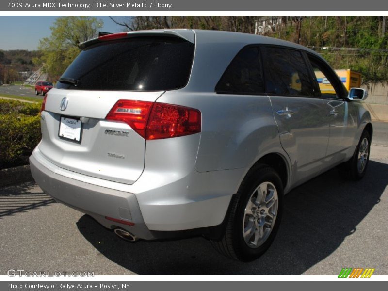 Billet Silver Metallic / Ebony 2009 Acura MDX Technology