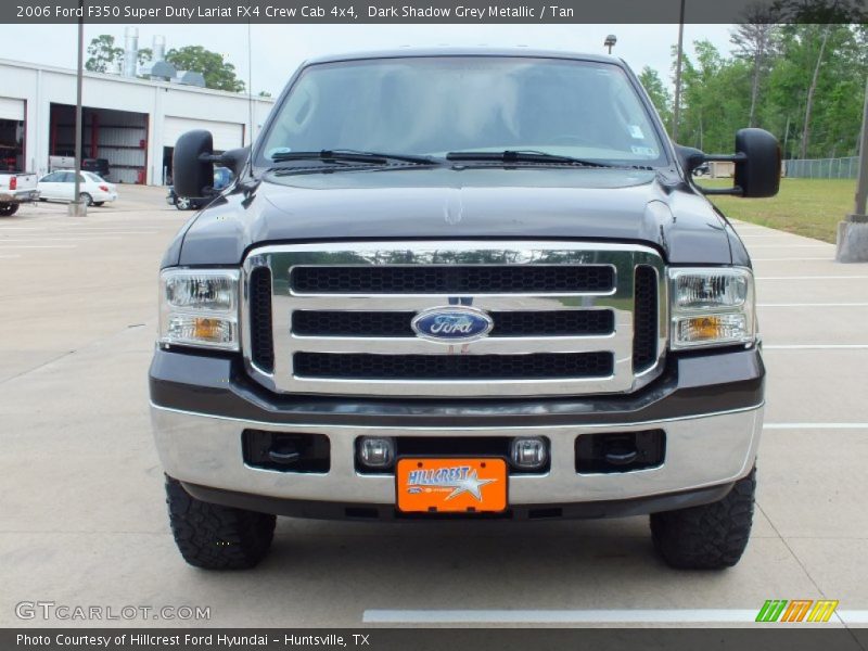 Dark Shadow Grey Metallic / Tan 2006 Ford F350 Super Duty Lariat FX4 Crew Cab 4x4