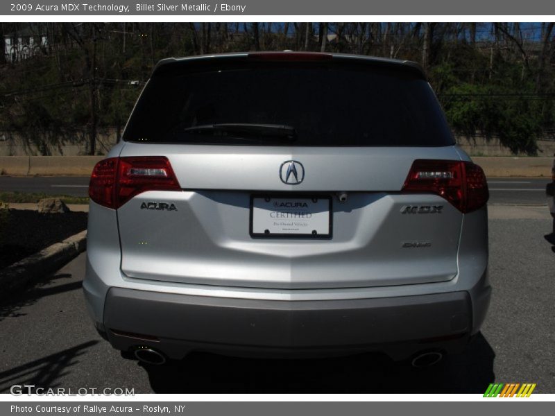 Billet Silver Metallic / Ebony 2009 Acura MDX Technology