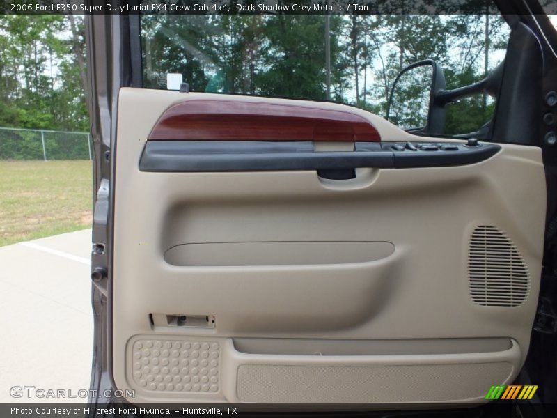 Dark Shadow Grey Metallic / Tan 2006 Ford F350 Super Duty Lariat FX4 Crew Cab 4x4
