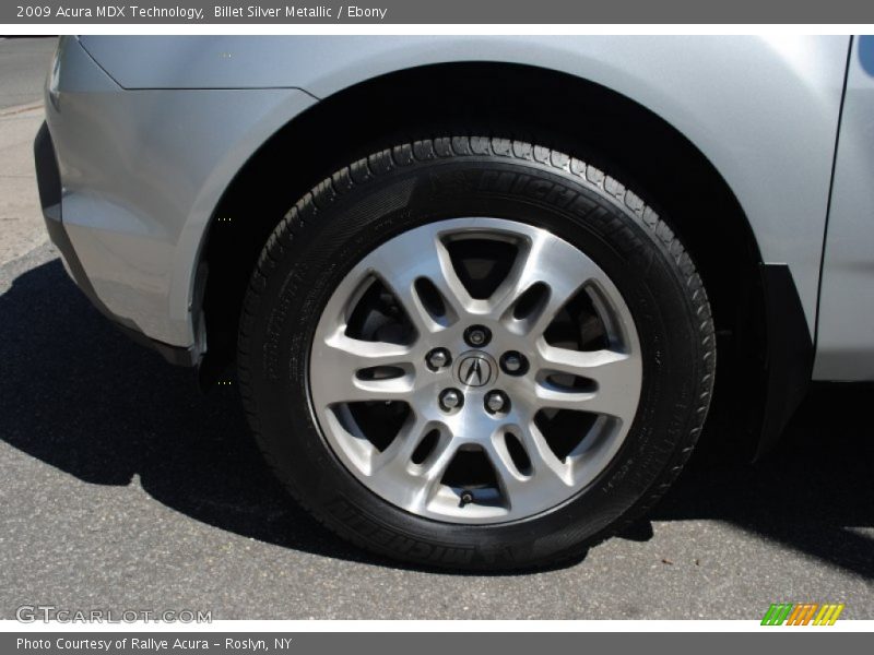 Billet Silver Metallic / Ebony 2009 Acura MDX Technology