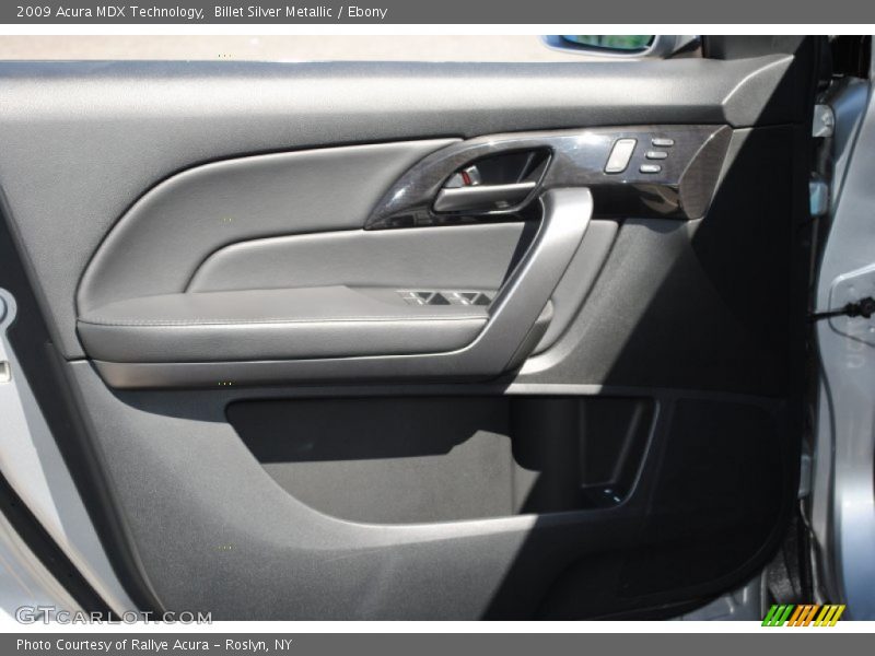 Billet Silver Metallic / Ebony 2009 Acura MDX Technology