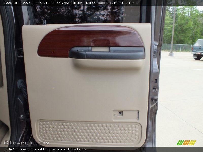 Dark Shadow Grey Metallic / Tan 2006 Ford F350 Super Duty Lariat FX4 Crew Cab 4x4