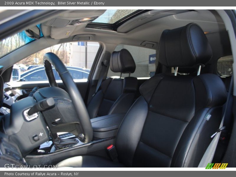 Billet Silver Metallic / Ebony 2009 Acura MDX Technology