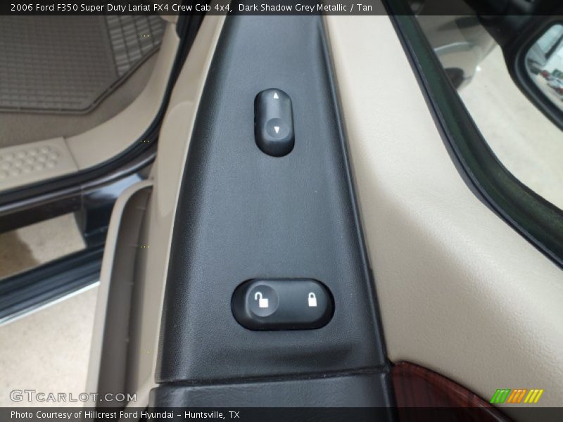 Dark Shadow Grey Metallic / Tan 2006 Ford F350 Super Duty Lariat FX4 Crew Cab 4x4