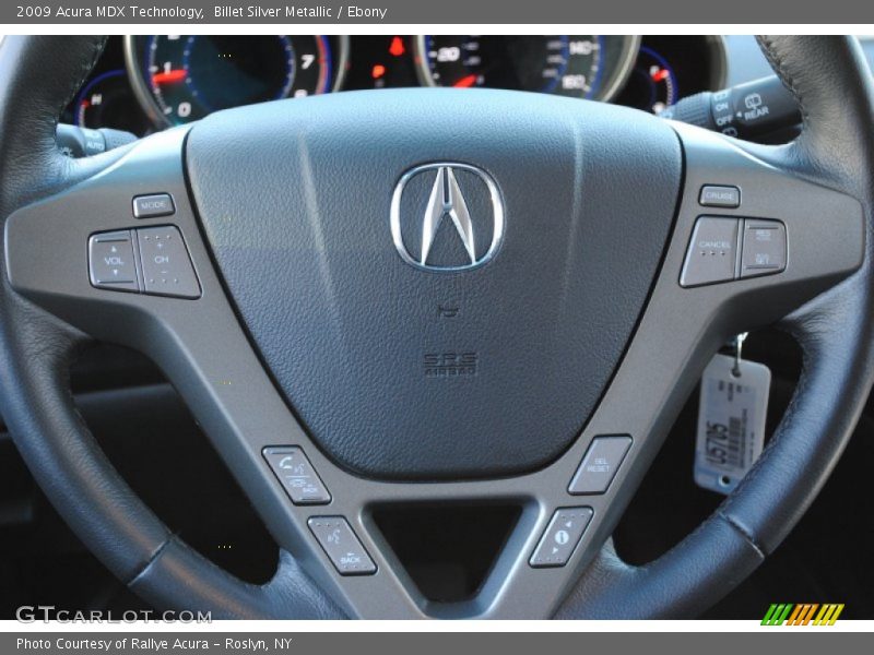 Billet Silver Metallic / Ebony 2009 Acura MDX Technology