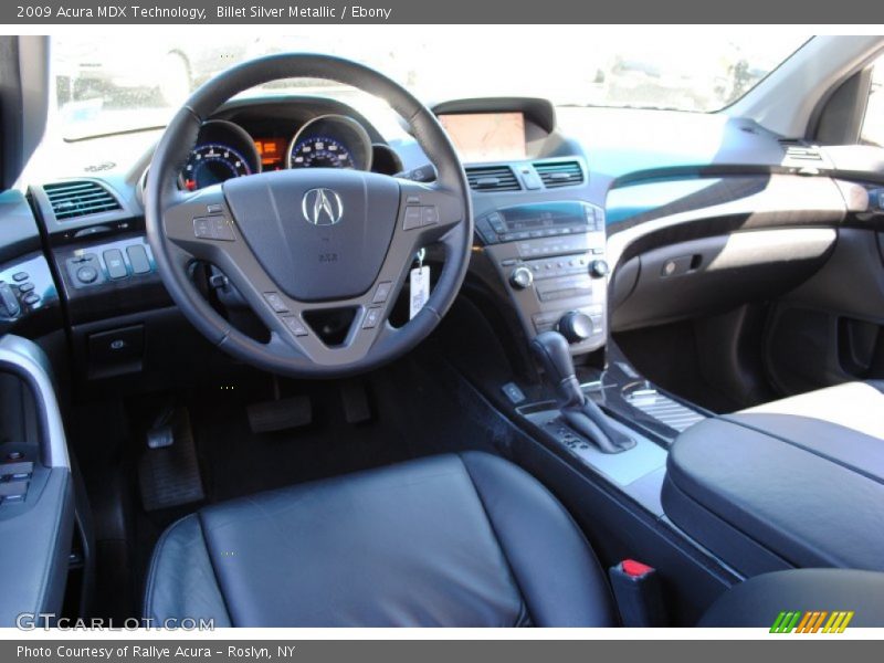 Billet Silver Metallic / Ebony 2009 Acura MDX Technology