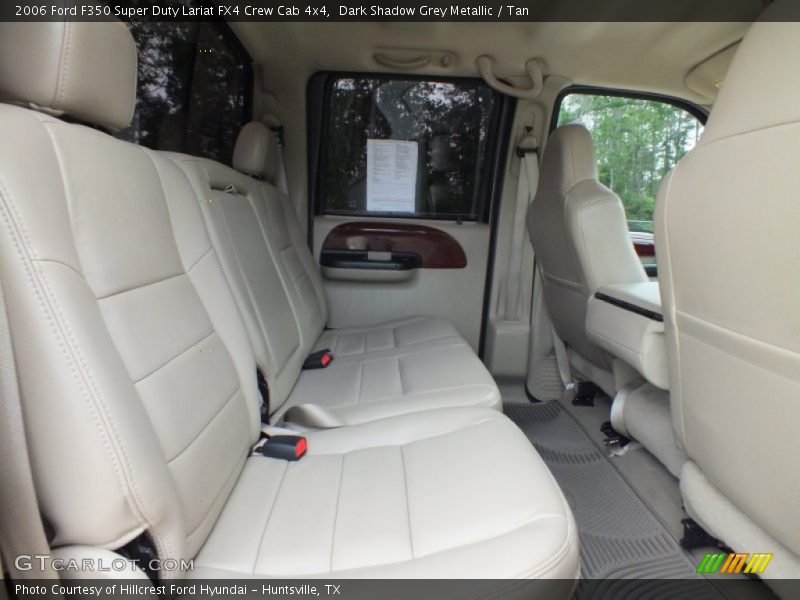 Dark Shadow Grey Metallic / Tan 2006 Ford F350 Super Duty Lariat FX4 Crew Cab 4x4