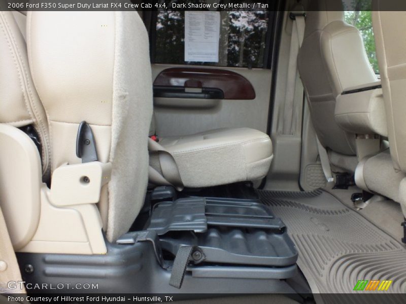 Dark Shadow Grey Metallic / Tan 2006 Ford F350 Super Duty Lariat FX4 Crew Cab 4x4
