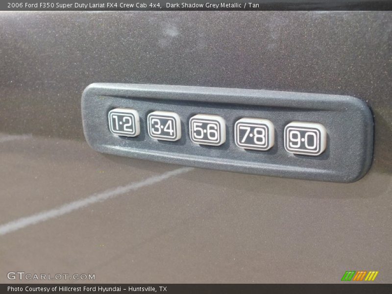 Dark Shadow Grey Metallic / Tan 2006 Ford F350 Super Duty Lariat FX4 Crew Cab 4x4