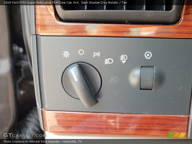 Dark Shadow Grey Metallic / Tan 2006 Ford F350 Super Duty Lariat FX4 Crew Cab 4x4
