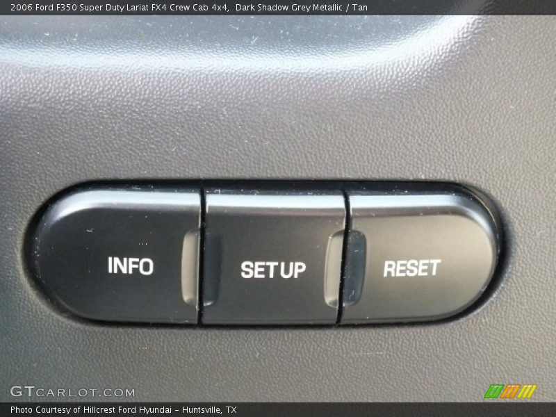 Dark Shadow Grey Metallic / Tan 2006 Ford F350 Super Duty Lariat FX4 Crew Cab 4x4