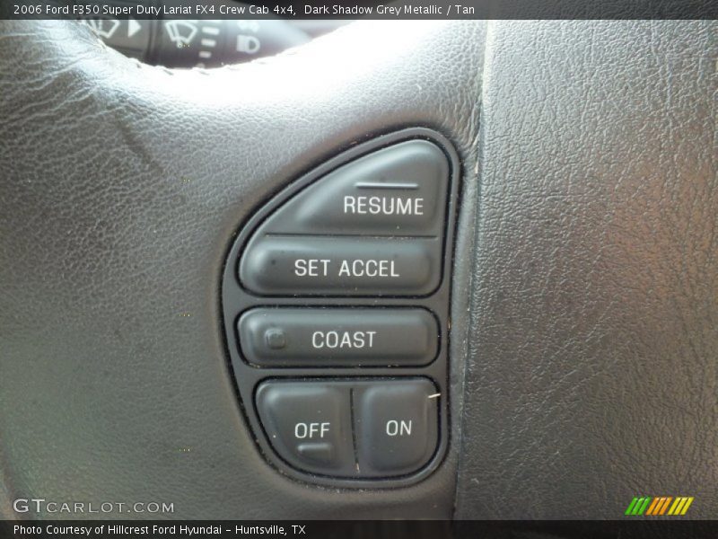 Dark Shadow Grey Metallic / Tan 2006 Ford F350 Super Duty Lariat FX4 Crew Cab 4x4