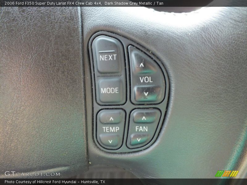 Dark Shadow Grey Metallic / Tan 2006 Ford F350 Super Duty Lariat FX4 Crew Cab 4x4