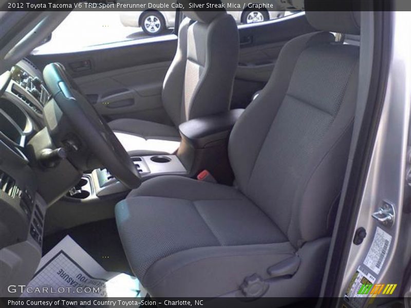 Silver Streak Mica / Graphite 2012 Toyota Tacoma V6 TRD Sport Prerunner Double Cab