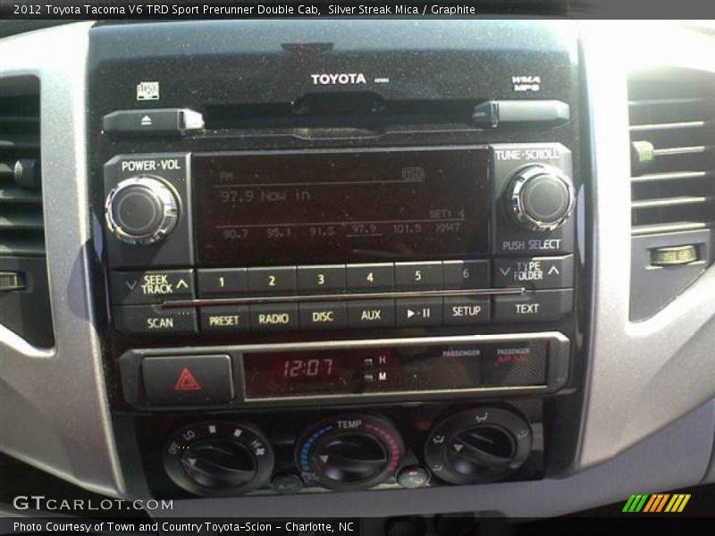 Silver Streak Mica / Graphite 2012 Toyota Tacoma V6 TRD Sport Prerunner Double Cab