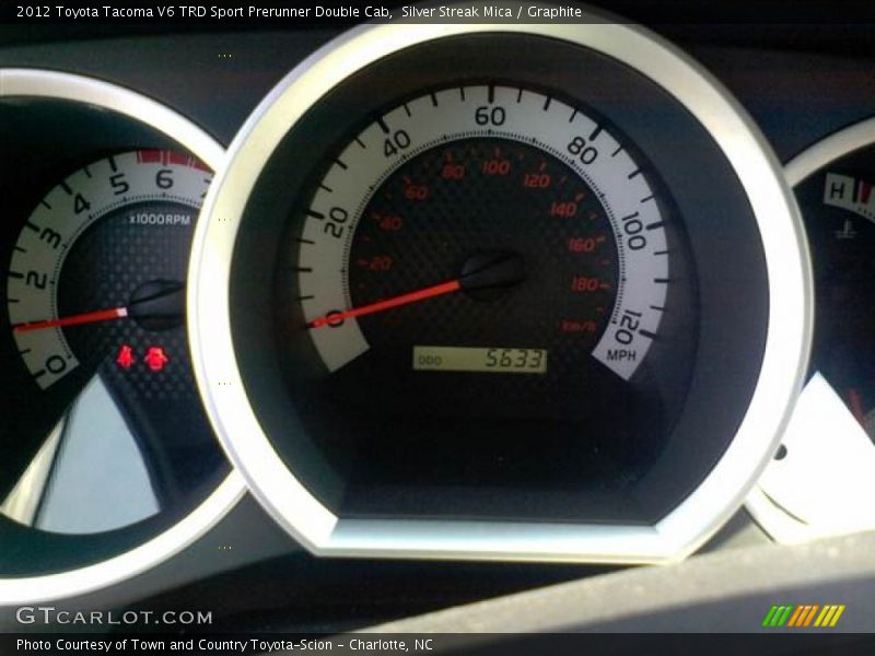 Silver Streak Mica / Graphite 2012 Toyota Tacoma V6 TRD Sport Prerunner Double Cab