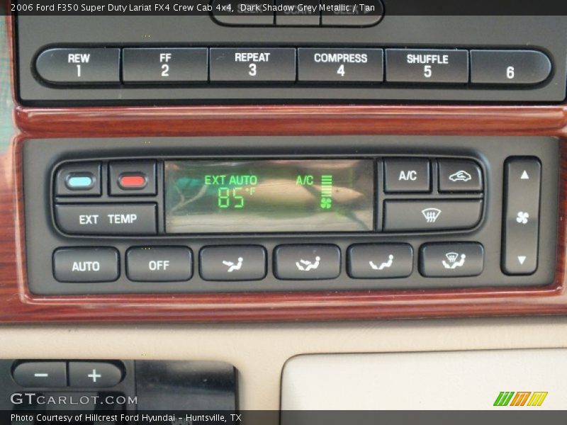 Dark Shadow Grey Metallic / Tan 2006 Ford F350 Super Duty Lariat FX4 Crew Cab 4x4